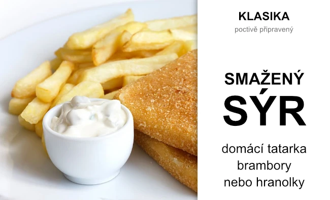 Smažený sýr U Žebeerka